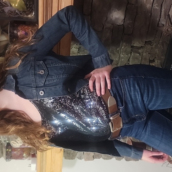 Sale⚡️Theory Jean  Jacket Sz S - Picture 2 of 11